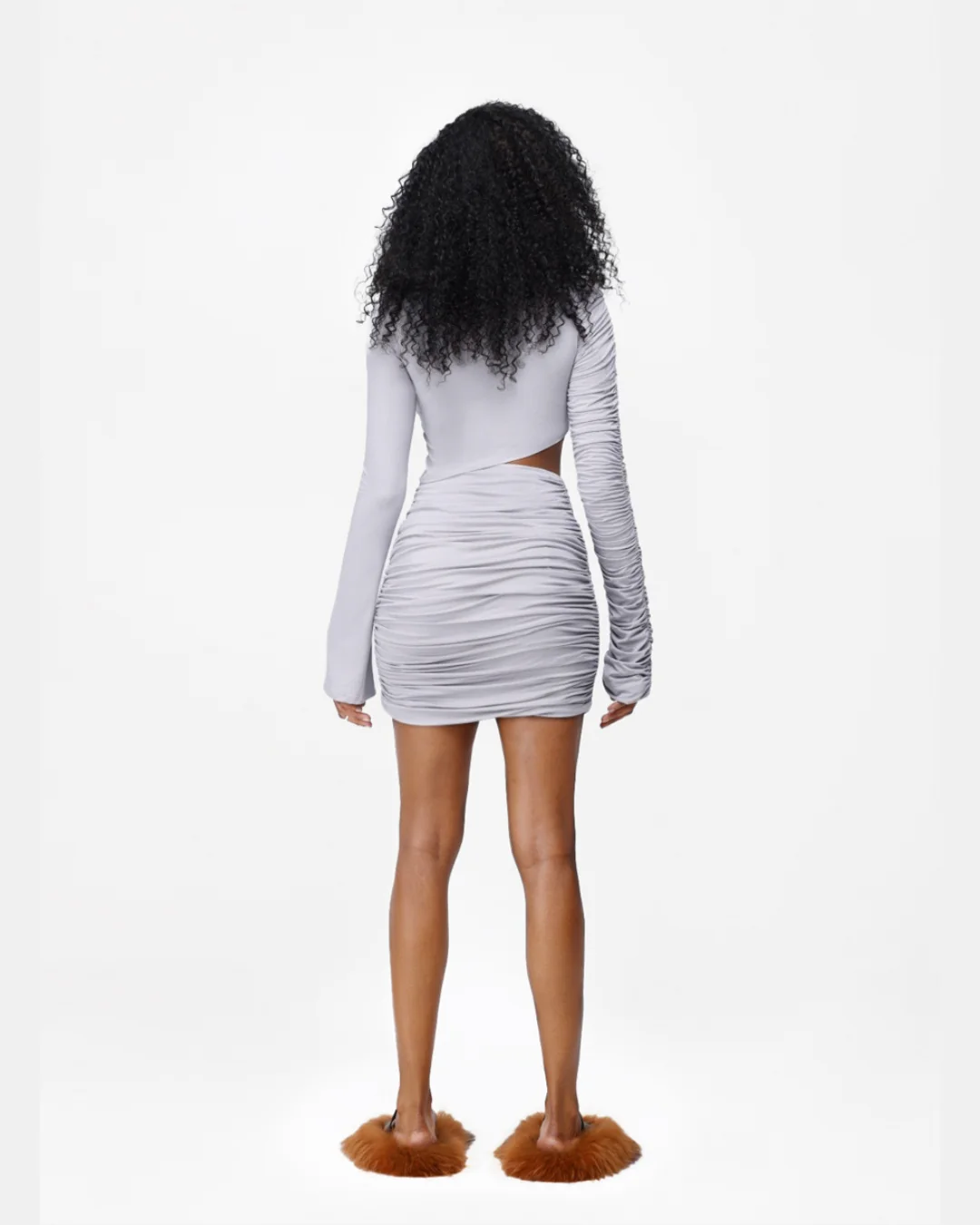 Camille Ruched Mini Skirt - Image 4