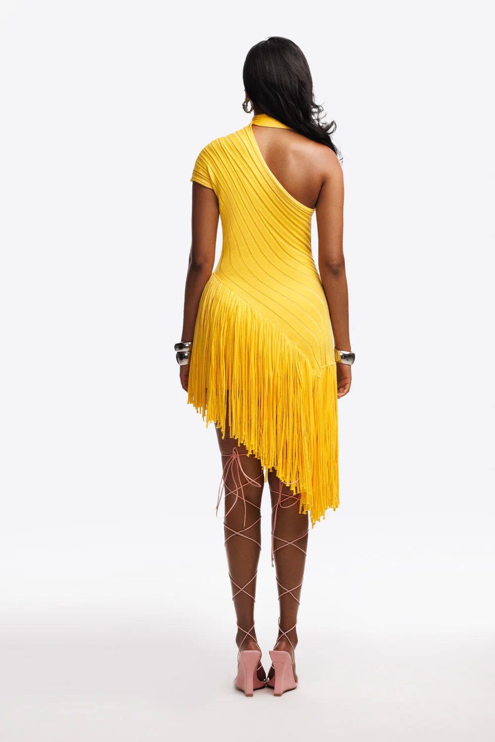 Lea Knit Fringe Dress - Image 4