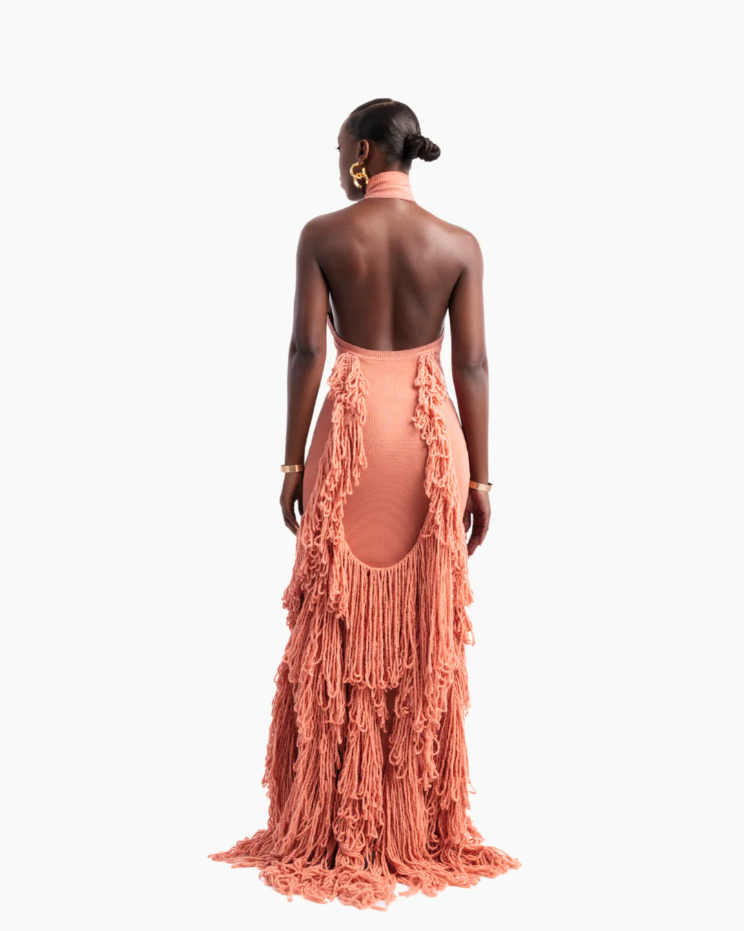 Mina Tassel Knit Gown - Image 3