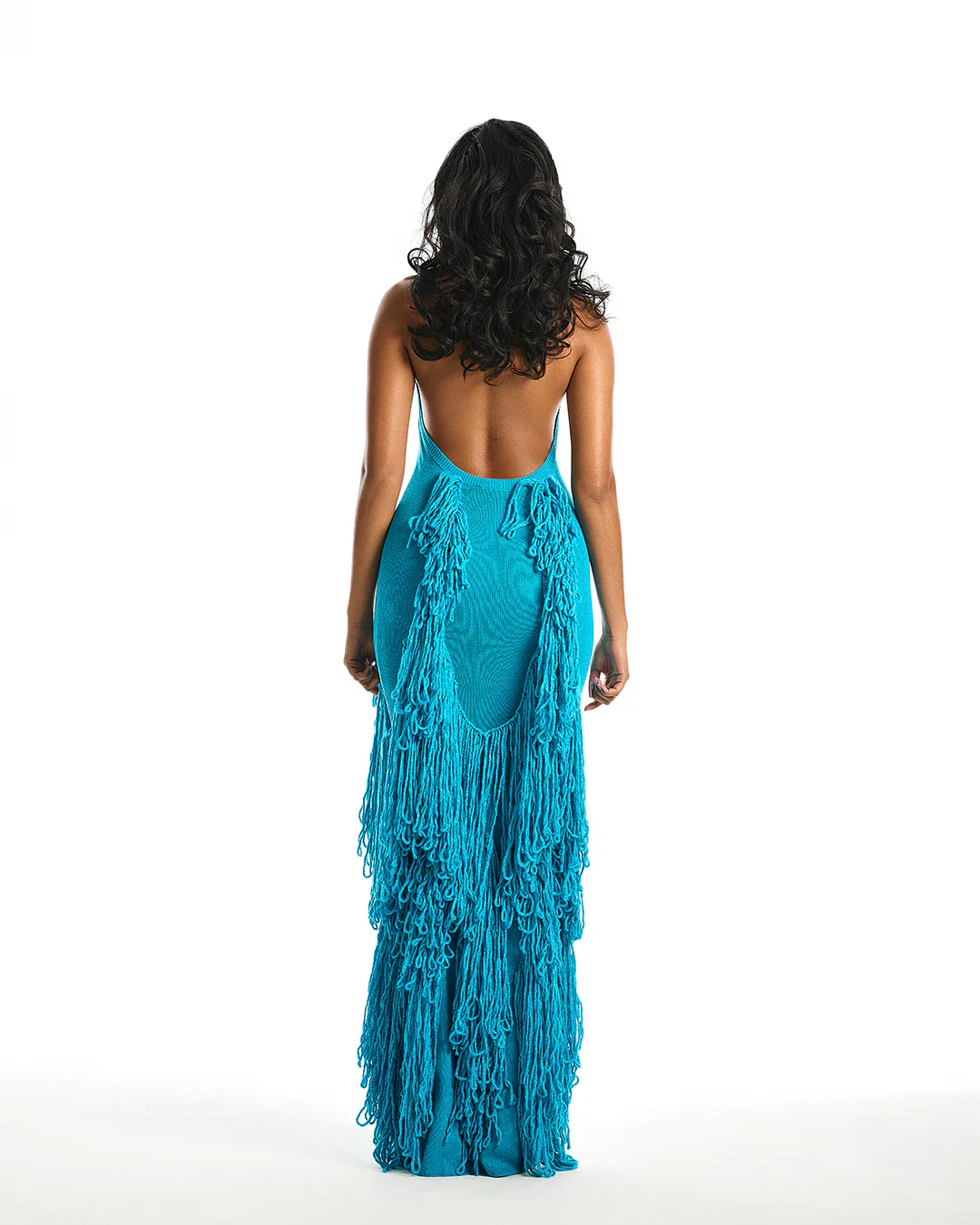 Mina Tassel Knit Gown - Image 4