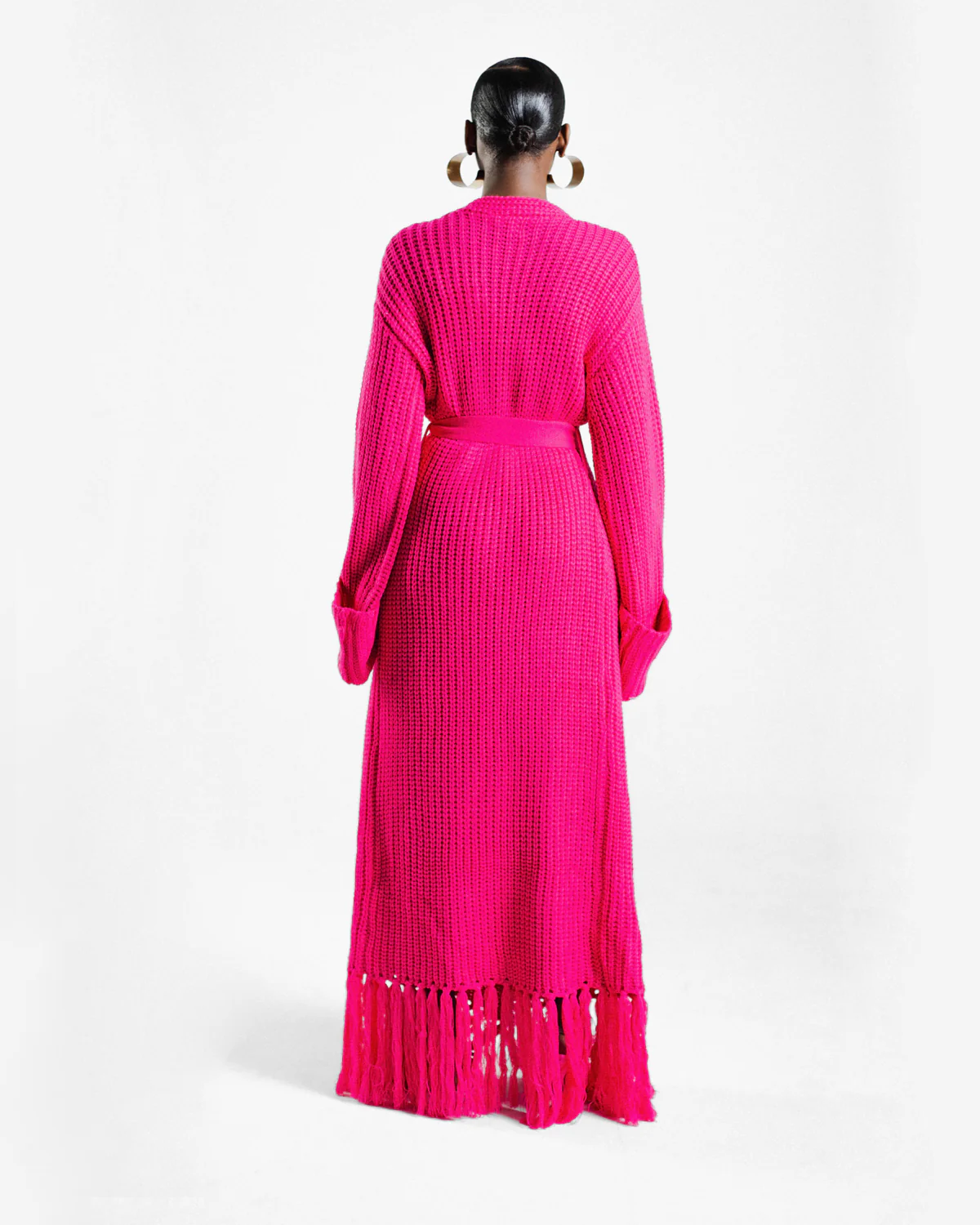 MIYA KNIT CARDIGAN DRESS - Image 9