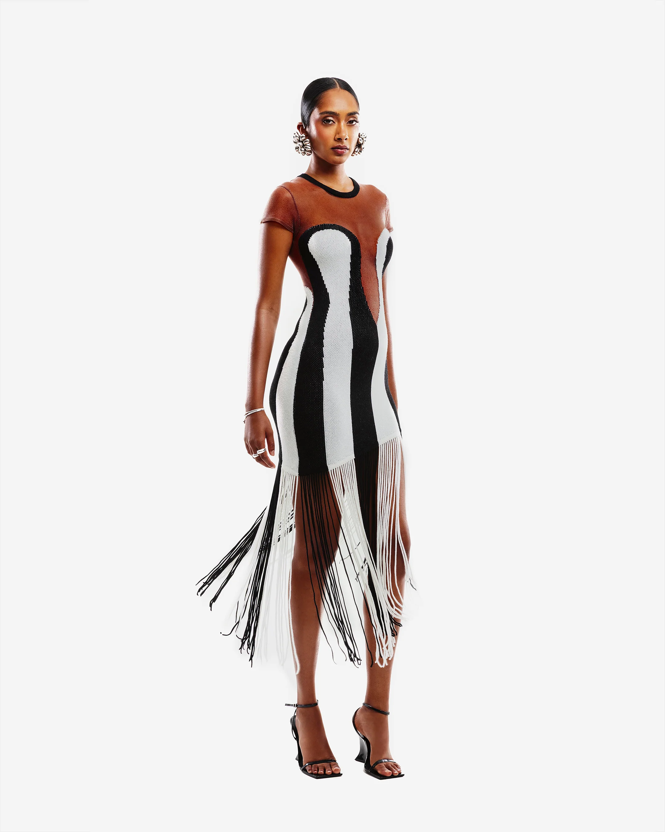 Zariah Tassel Knit Dress - Image 3